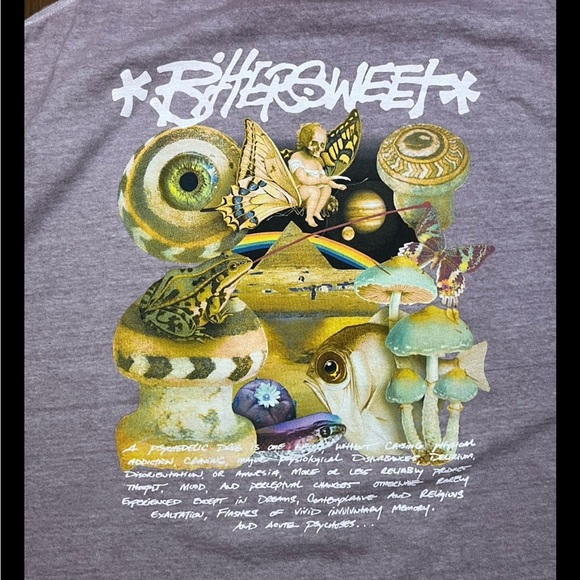 Bittersweet 2XL Graphic Tee Fairy Mushroom Purple - Picture 4 of 8